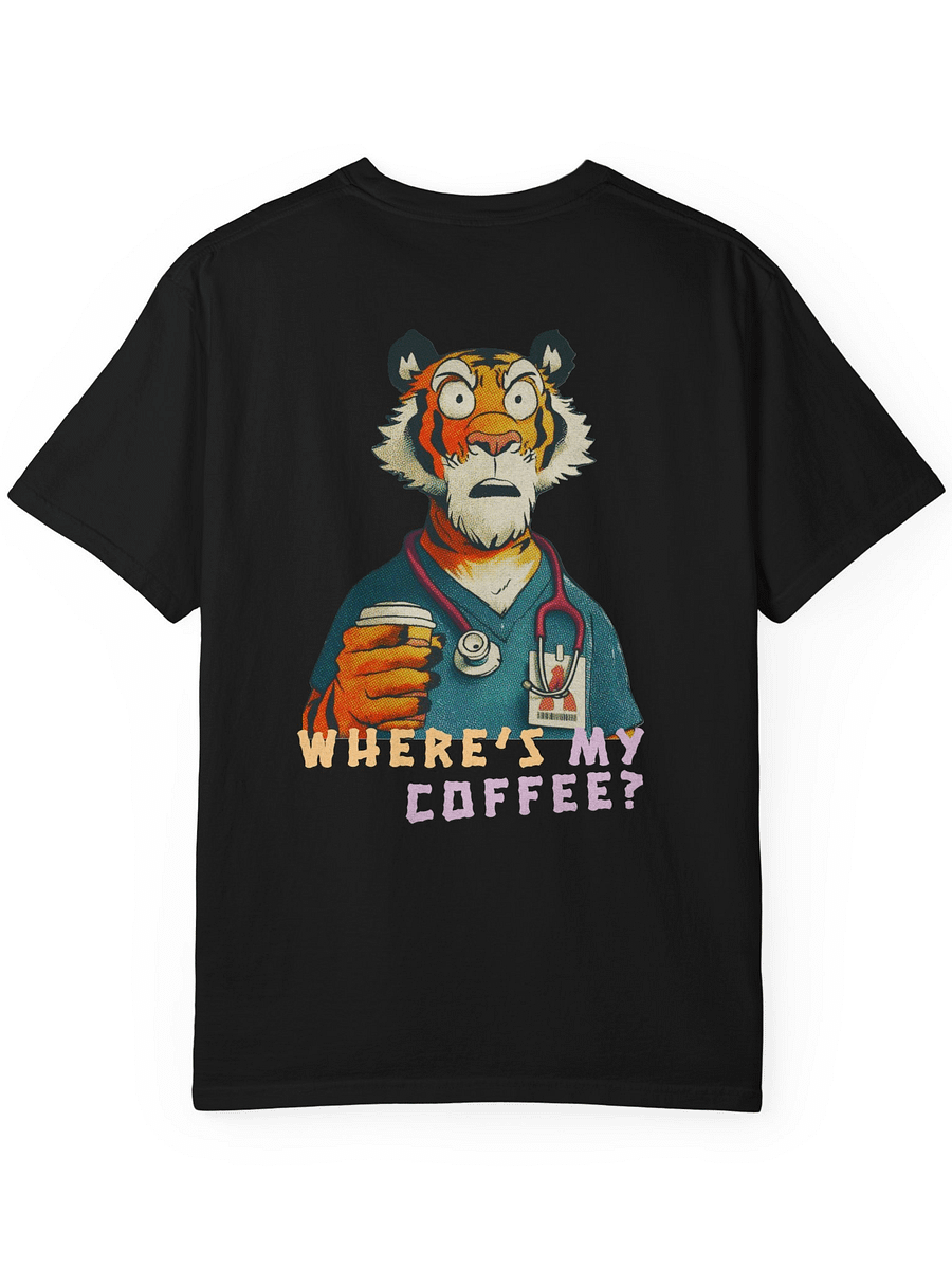 Funny Nurse Shirt, Coffee Tiger Tee product image (127)