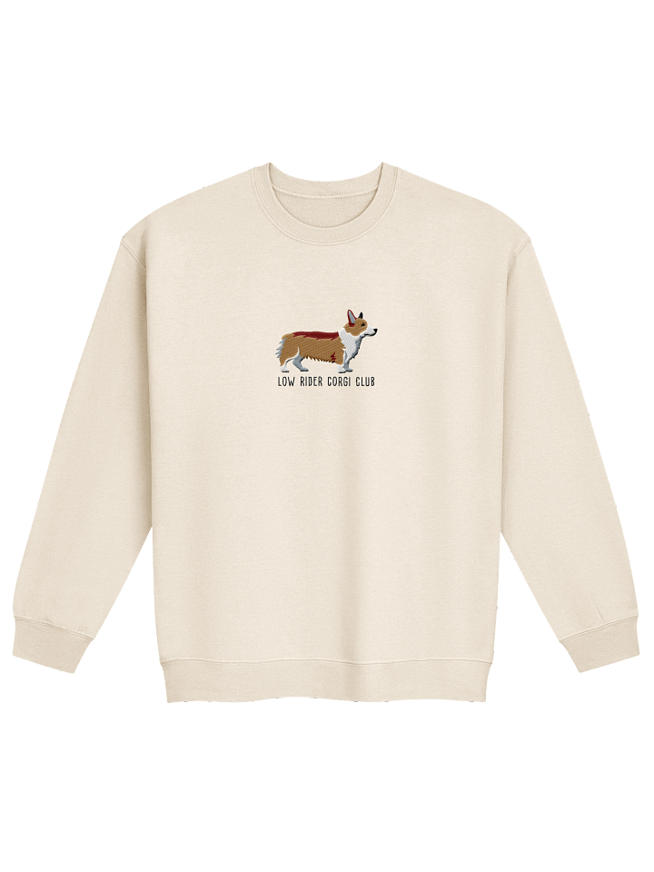 Low Rider Corgi Club Sweatshirt (Embroidered) of a Pembroke Welsh Corgi(Tan) product image (21)
