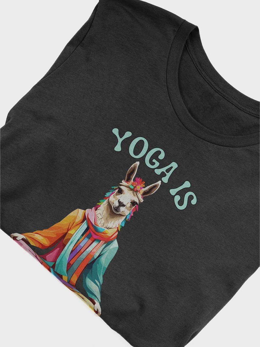 Yoga Llama Graphic T Shirt | Yoga Is Llamazing product image (3)