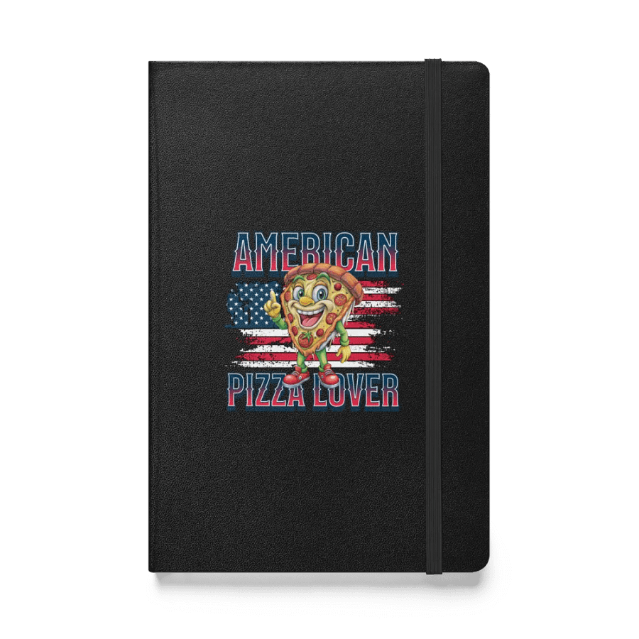 American Pizza Lover Patriotic Hardcover Journal product image (1)