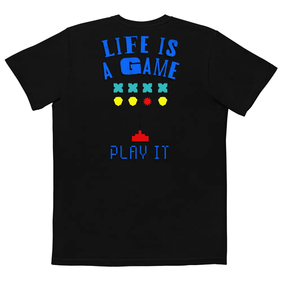 Life is a game - pocket T product image (26)