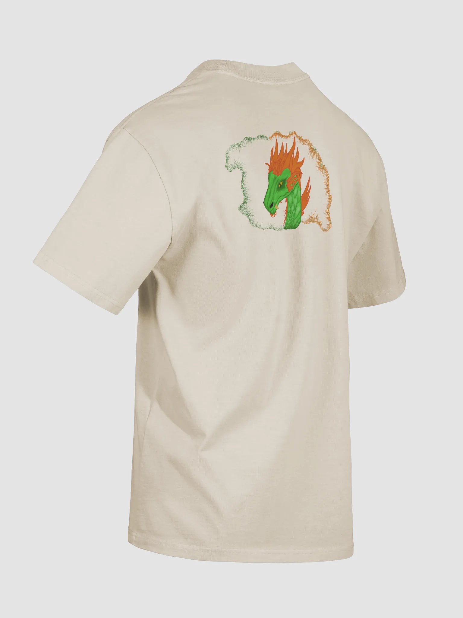 Dragonfire Oversized Faded T-Shirt product image (8)