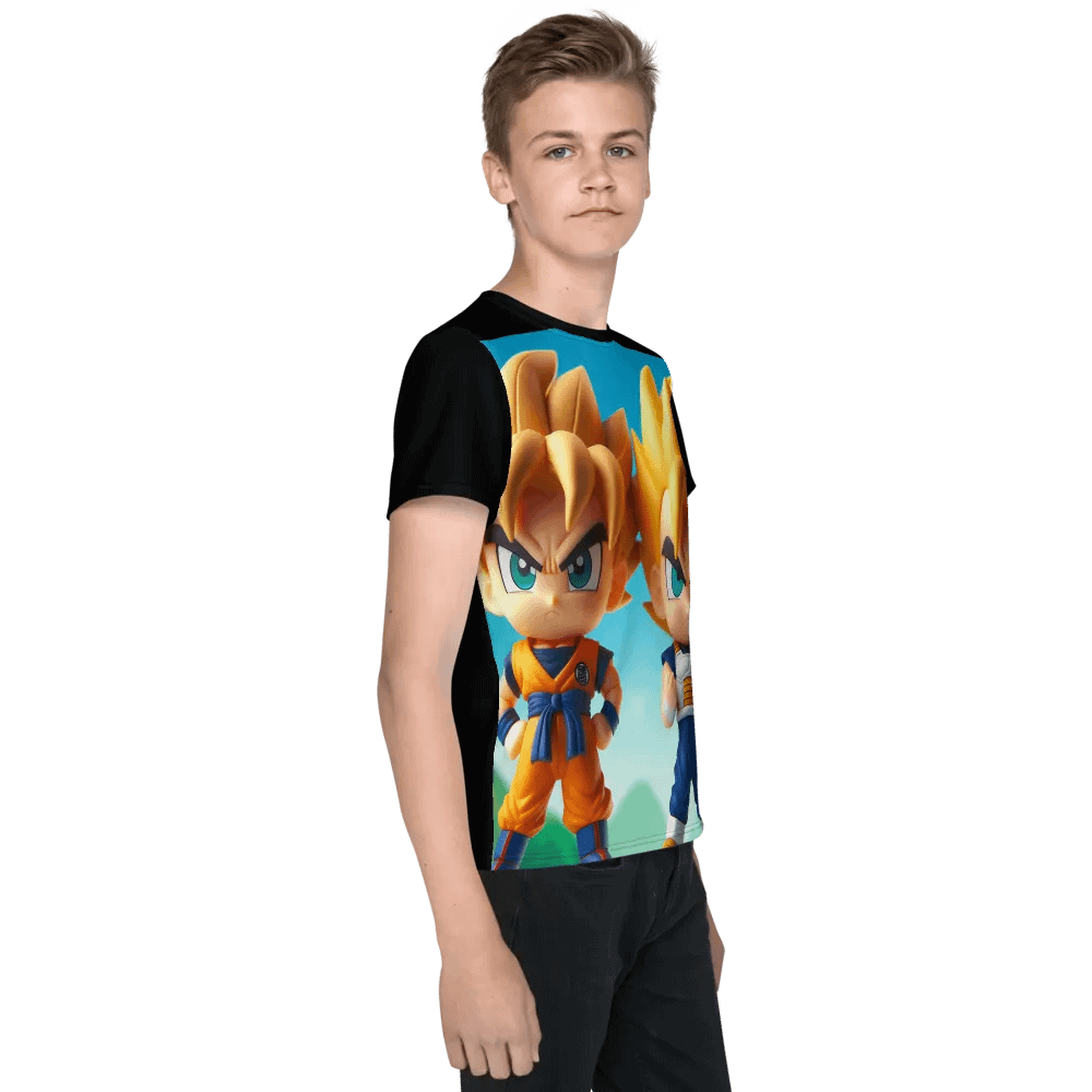 Polera Goku Lander y ChocloVegeta chibis Ssj product image (5)