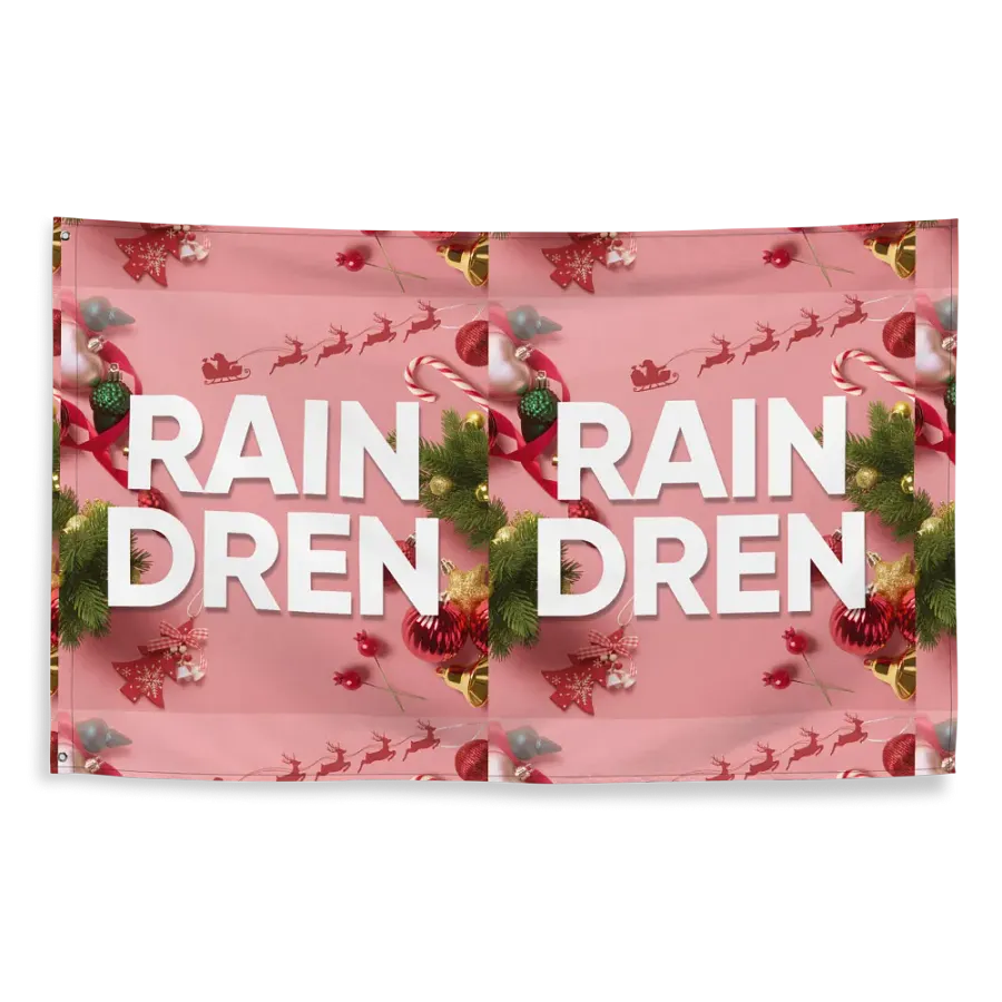 Raindren All-Over Print Flag product image (2)