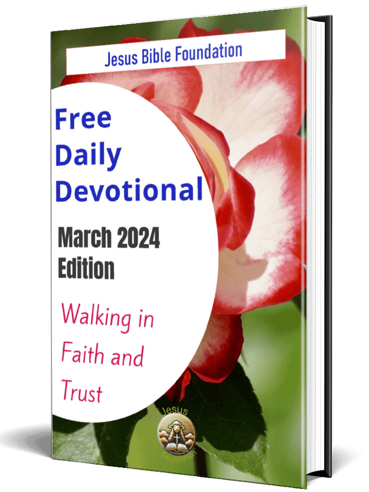 Free Daily Devotional March 2024 Edition Walking in Faith and Trust product image (1)