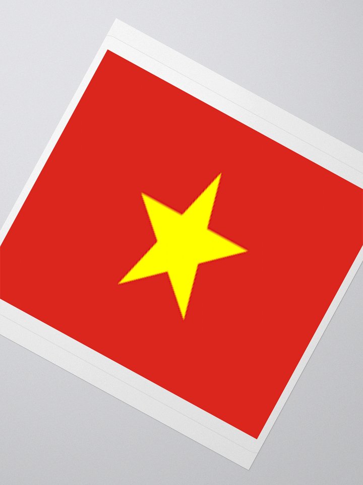 Vietnam Flag Sticker | Yellow Star Design | Durable Vinyl | 3 Sizes product image (6)