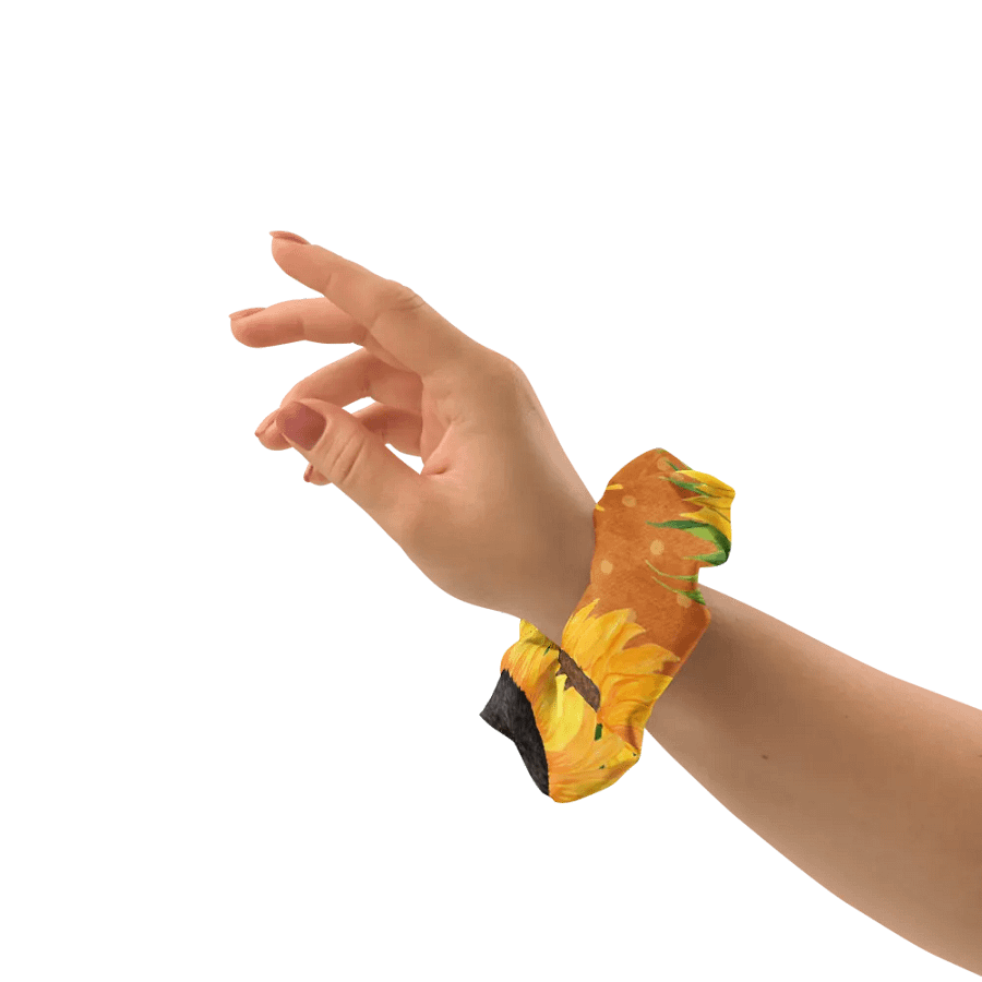Sunflower Dreams All-Over Print Scrunchie product image (3)