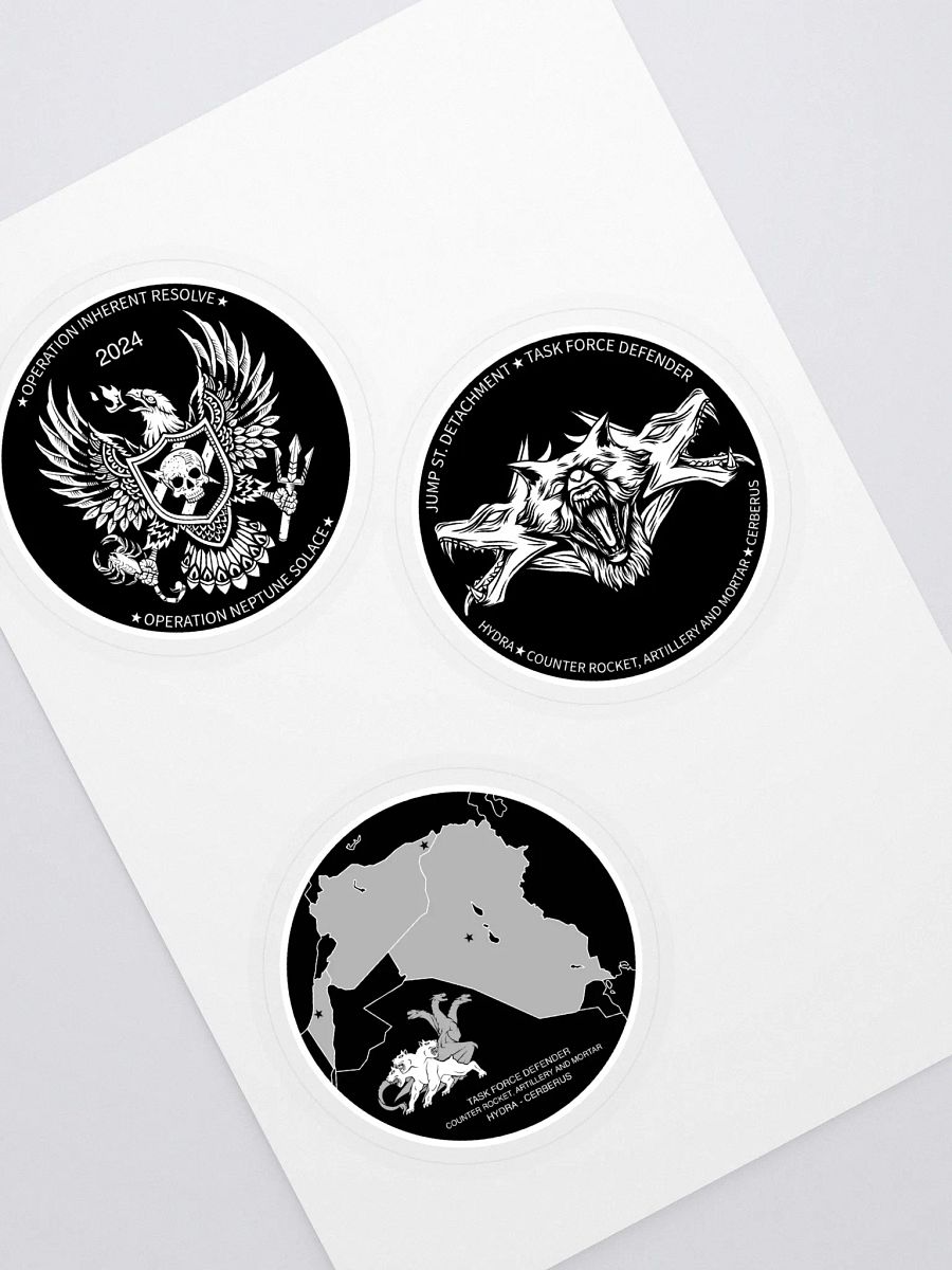 OIR/ONS Coin Sticker Sheet product image (1)