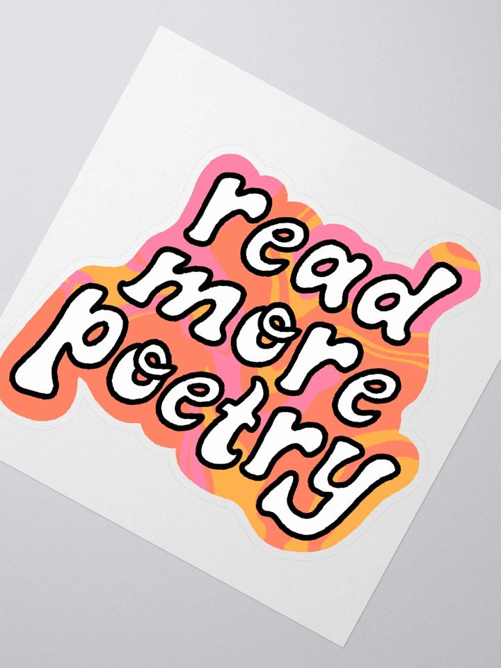 Read More Poetry Sticker product image (2)