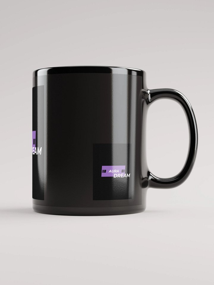 AURA DREAM Black Glossy Mug product image (1)