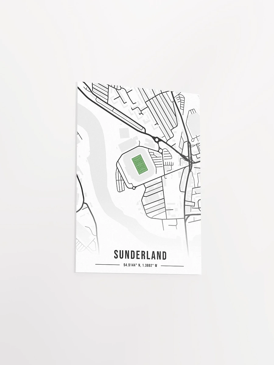 Sunderland Stadium Map Design Poster product image (13)
