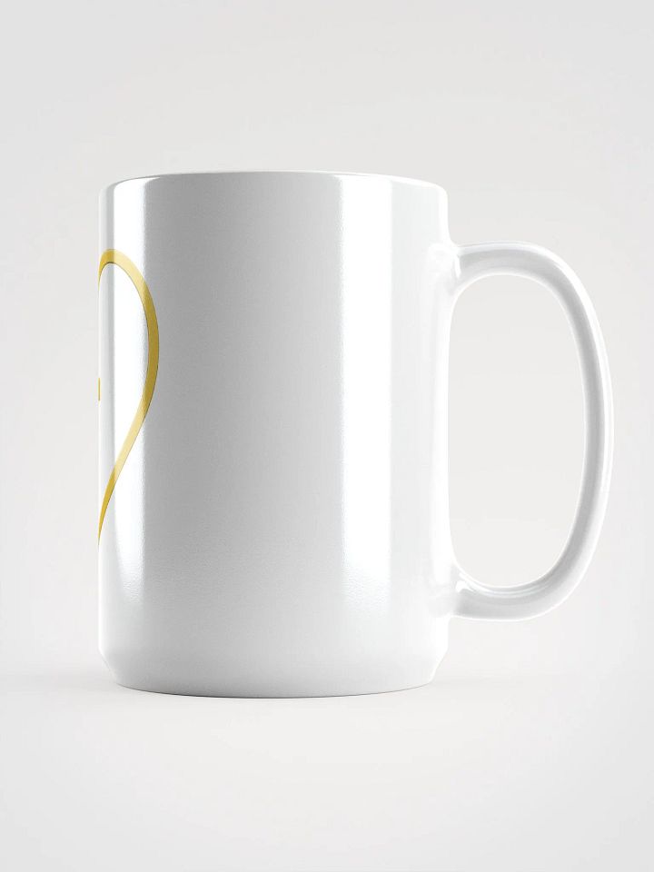 Yellow Heart Cross Mug product image (1)