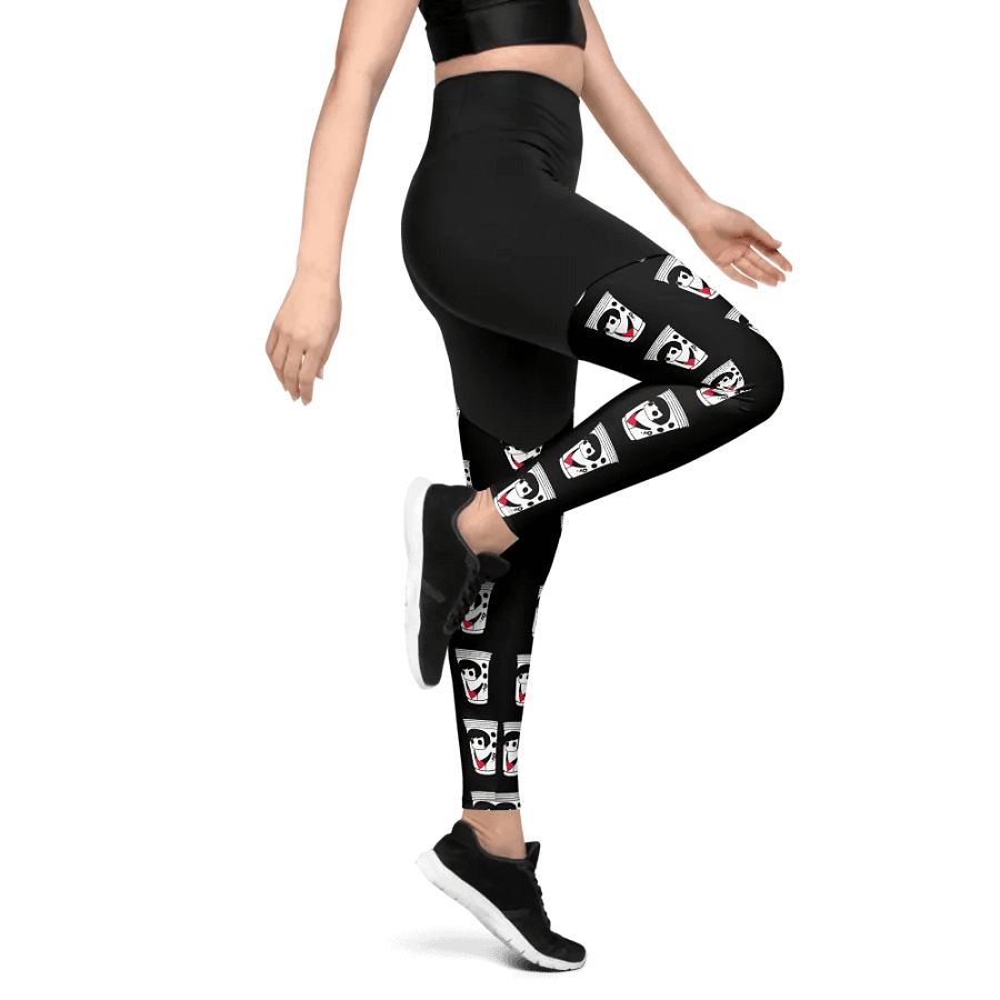 Panda Party All-Over Sports Leggings product image (10)