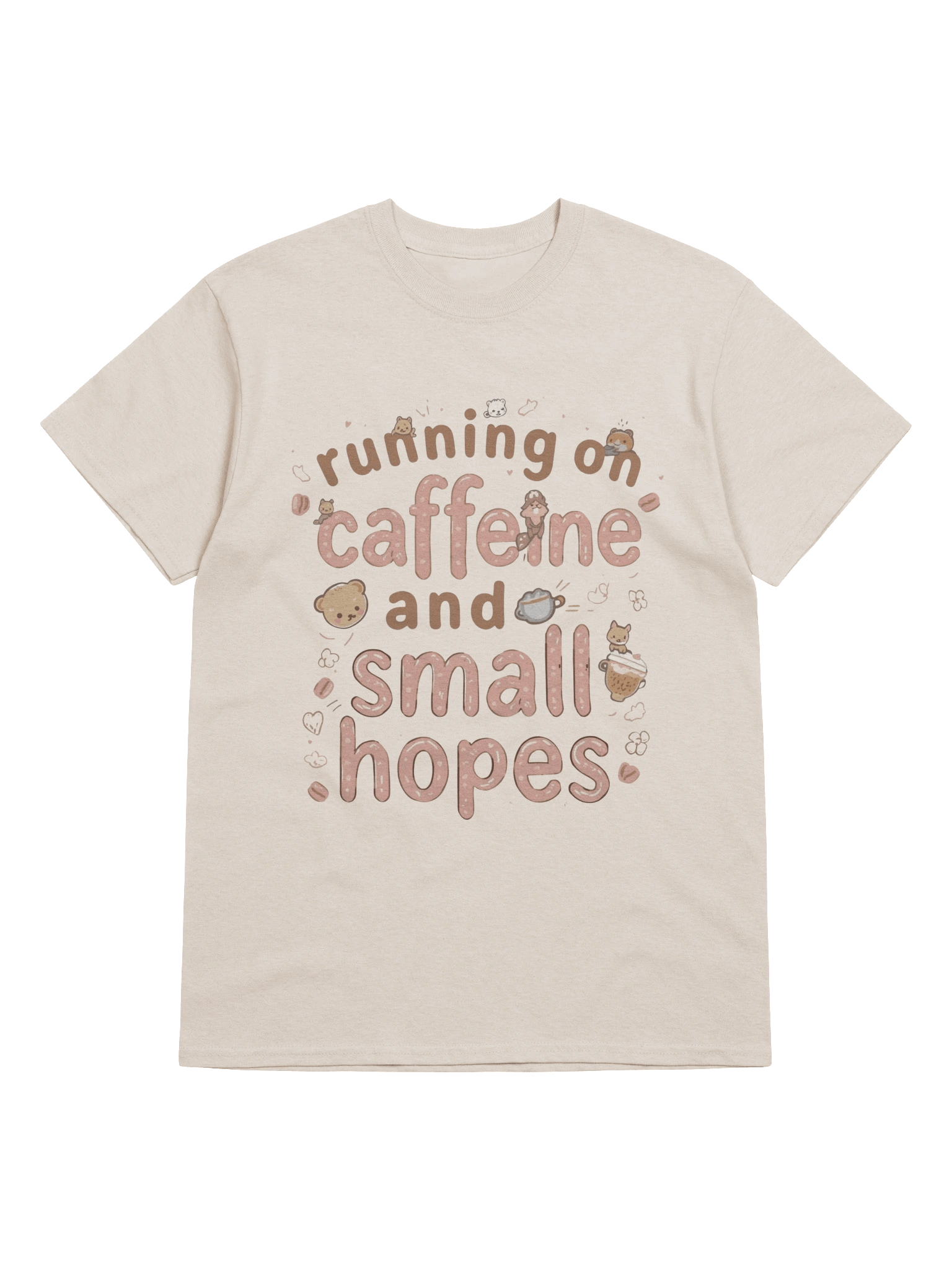 Running on Caffeine & Small Hopes Tee☕✨ (Because that’s basically a personality trait now) product image (113)