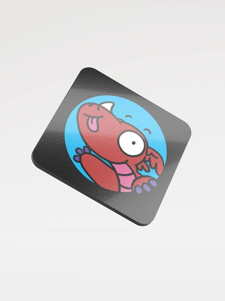 Waving Draco Glossed Cork Coaster product image (1)