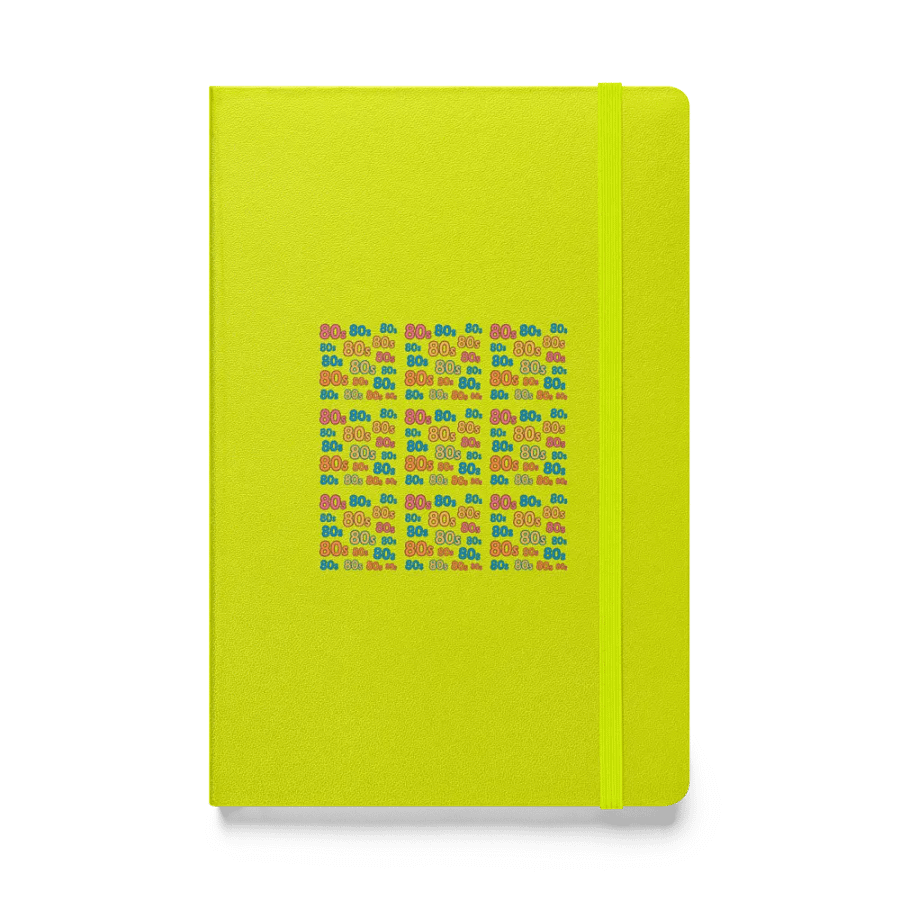 80s Retro Vibe Hardcover Notebook product image (1)