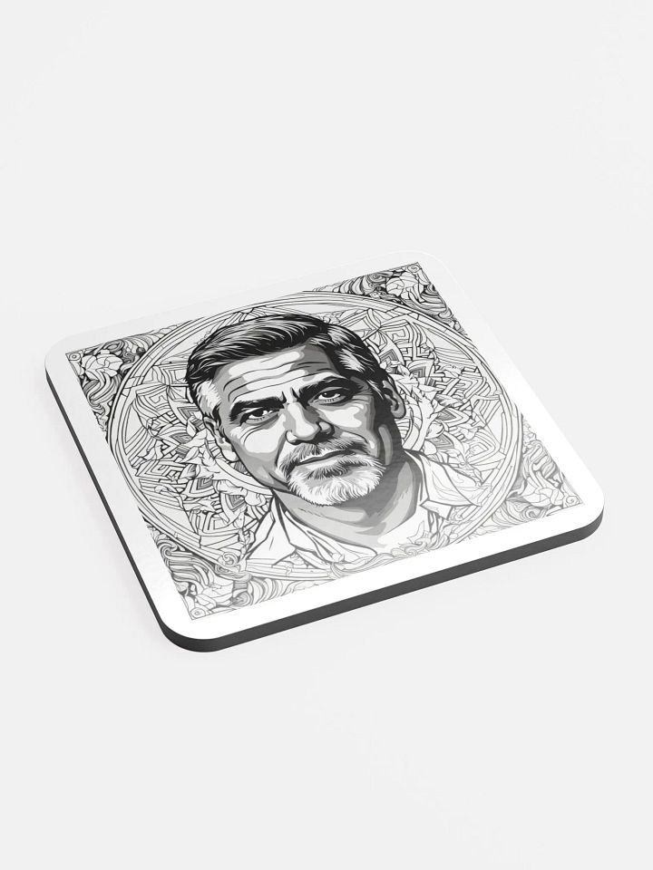 Geometric Portrait Cork Coaster Set product image (2)