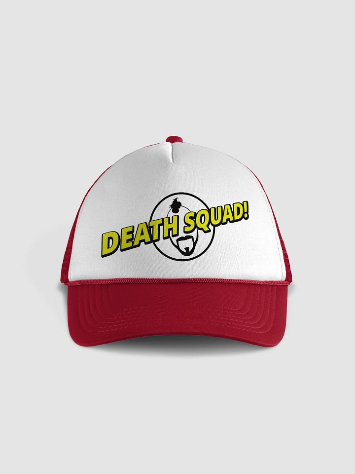 Death Squad Superhero Foam Trucker Hat Red product image (2)