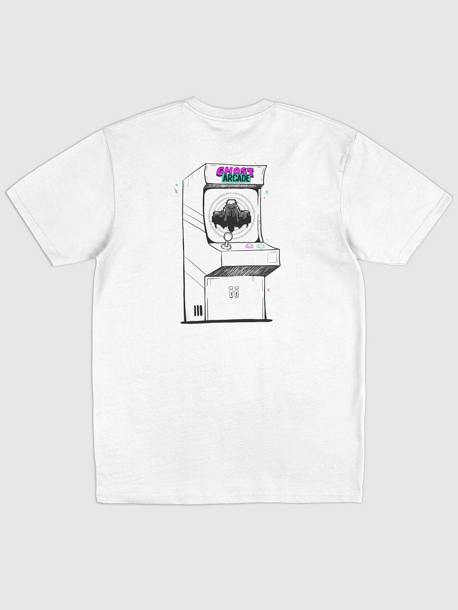 Gh0stie with Arcade logo on reverse Tee - White product image (1)