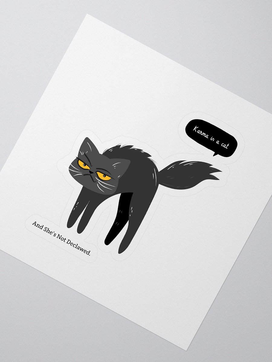 Karma Cat Kiss Cut Stickers product image (2)