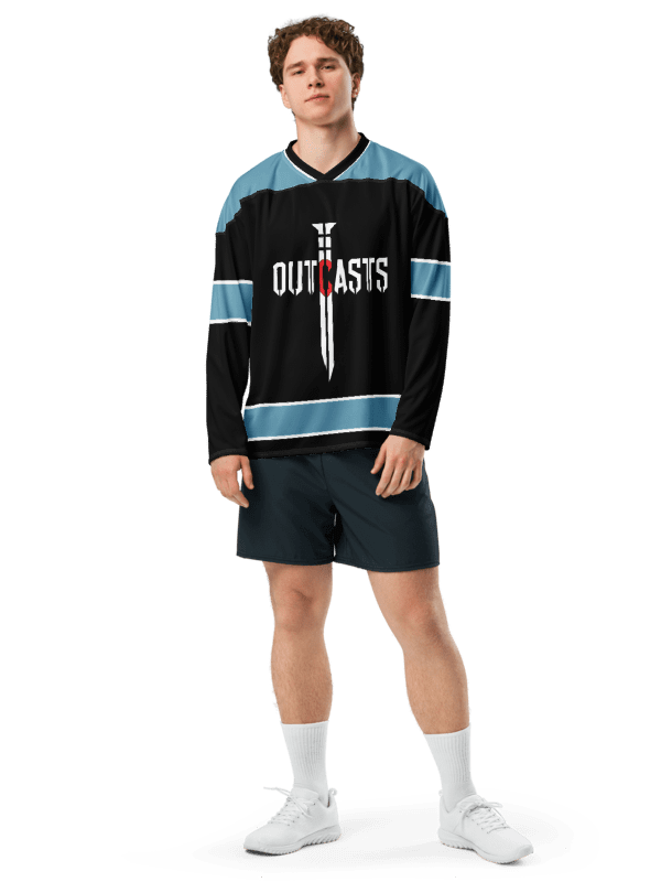 Outcasts Hockey Jersey Teal/Black product image (1)