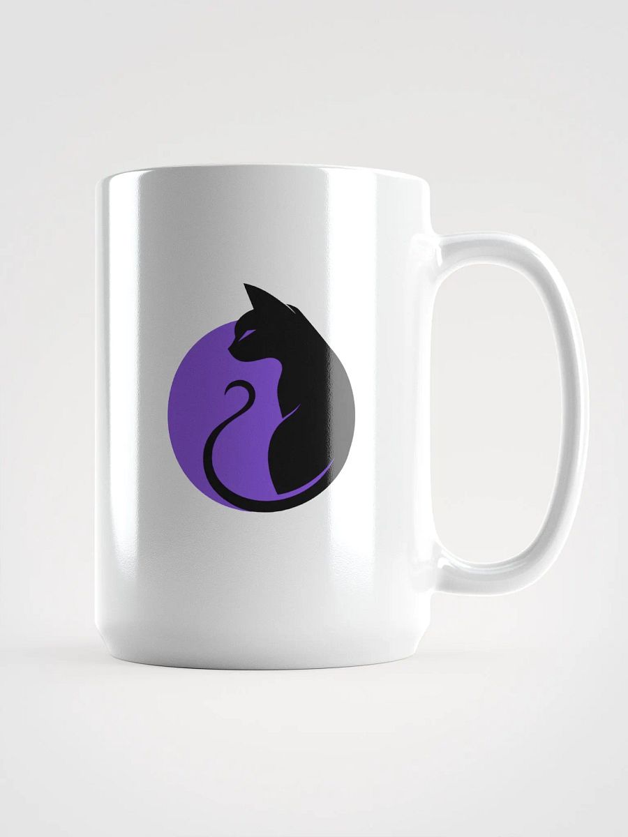 Kawaiikitten Purple Black Cat Coffee Mug product image (1)