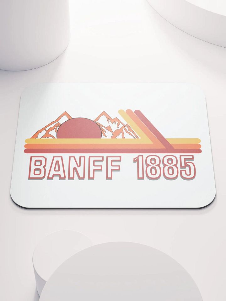 Banff 1885 Mountain Sunset Mouse Pad product image (1)