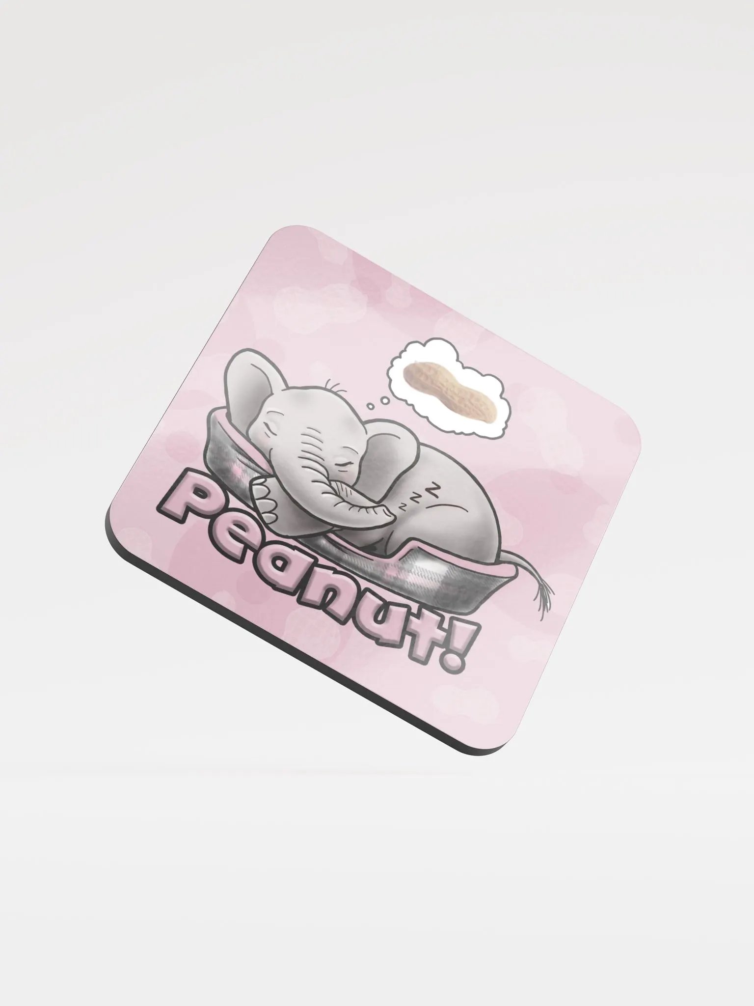 Sleepy Peanut - SFA Cork Coaster product image (1)