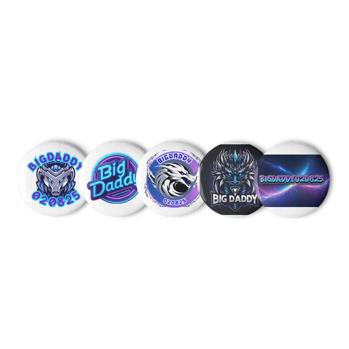 bigdaddy pins (assorted) product image (1)
