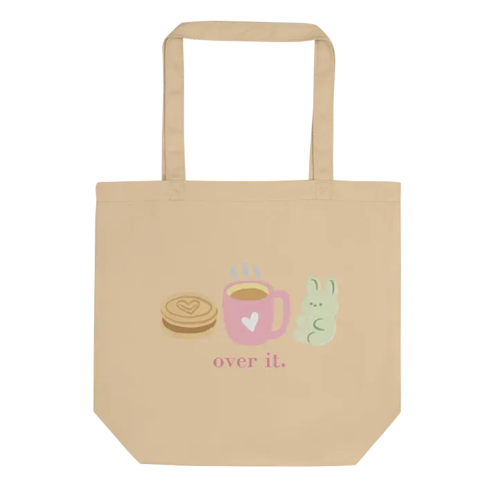 Over It Cookie, Coffee, and Bear Tote Bag product image (3)