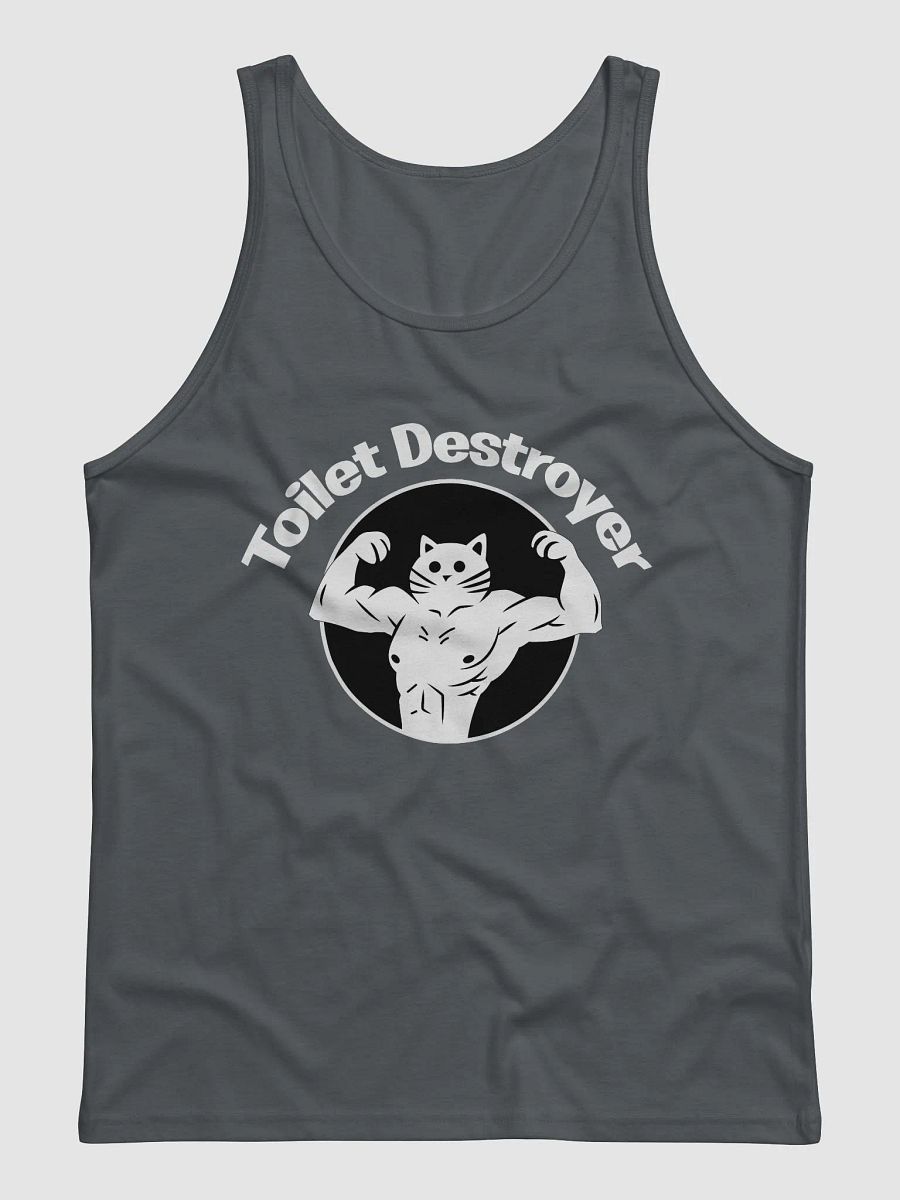 Toilet Destroyer White Logo Tank Top product image (1)