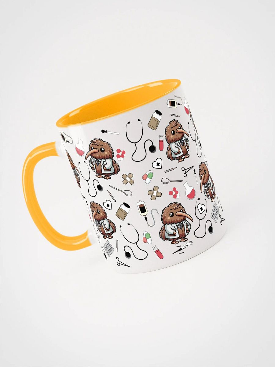 Cute Medical Coat Kiwi Ceramic Mug product image (3)