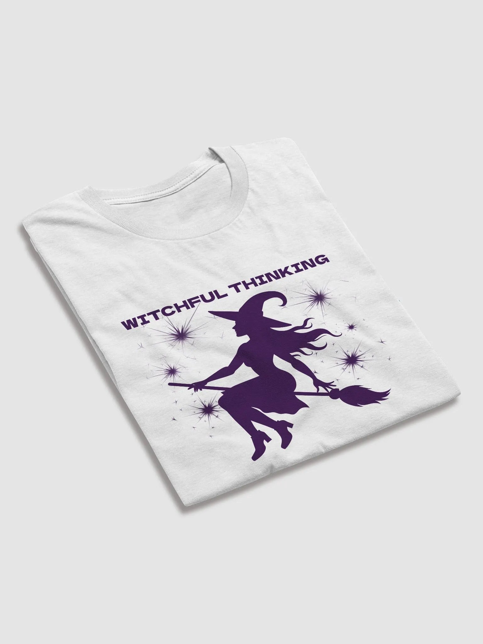 Witchful Thinking Halloween Relaxed Fit Unisex Cotton Tee product image (5)
