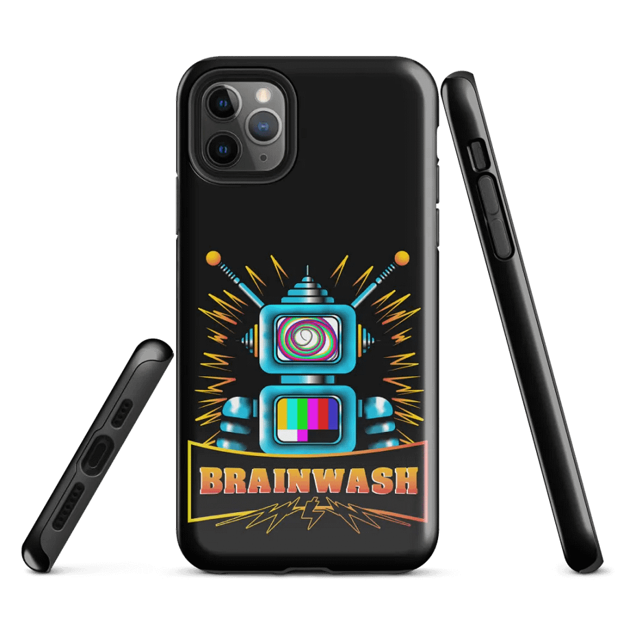 Retro Robot Brainwash Tough iPhone® Case product image (3)