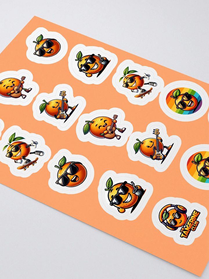 Tangerine Sticker Sheet product image (2)