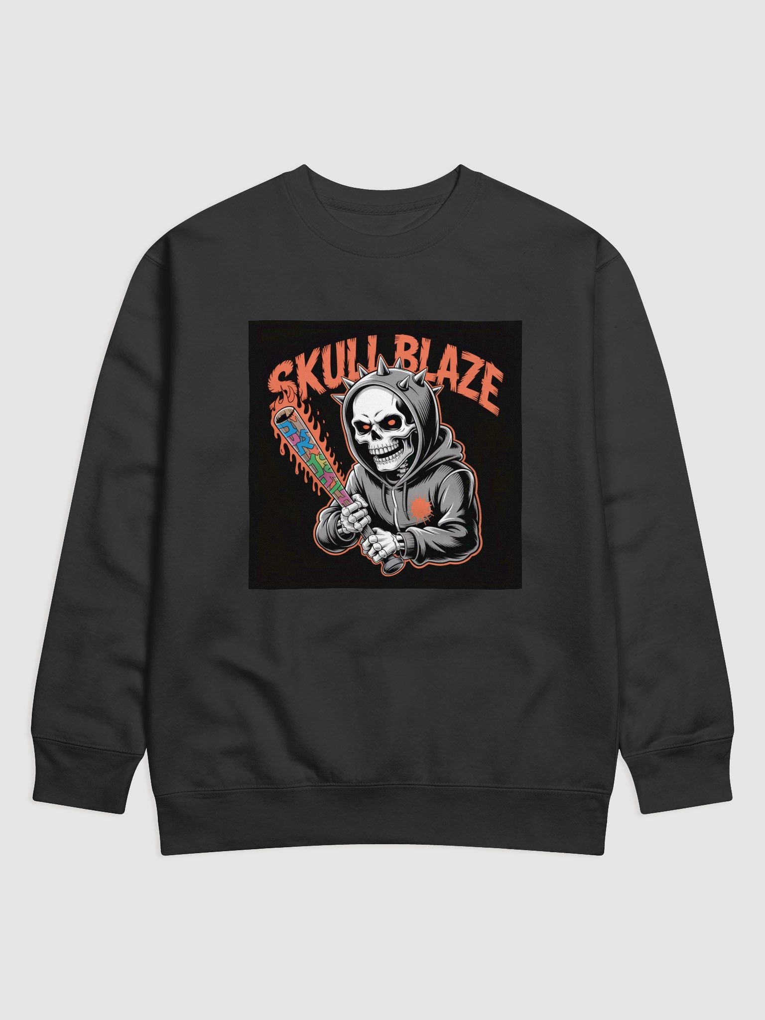 Skull Blaze Hooded Sweatshirt product image (1)