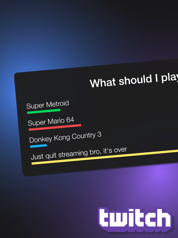 Twitch Poll Overlay product image (2)
