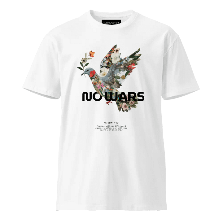Floral Dove Peace T-Shirt | Micah 4:3 product image (1)
