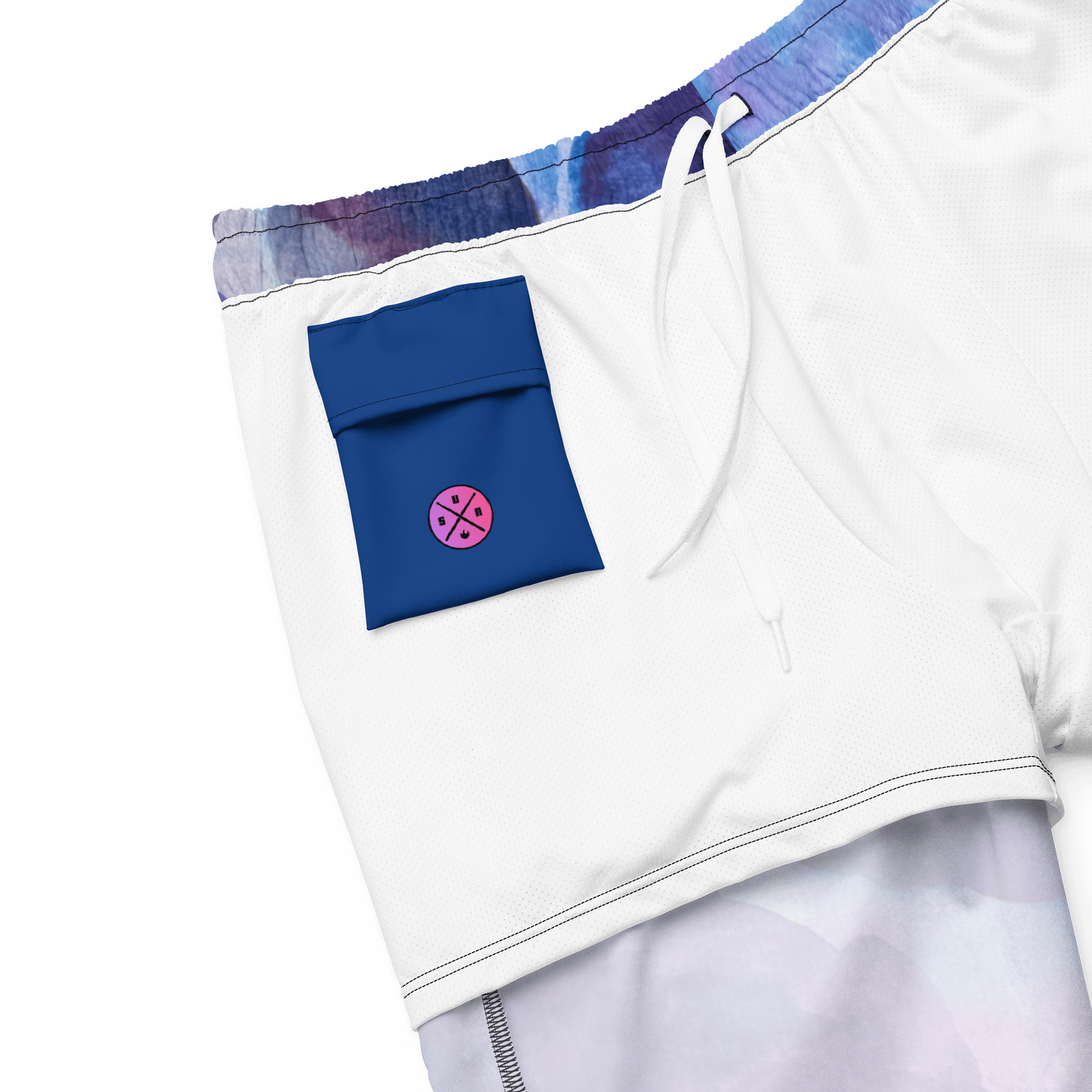 Bluesy Watercolor Men Trunks product image (6)