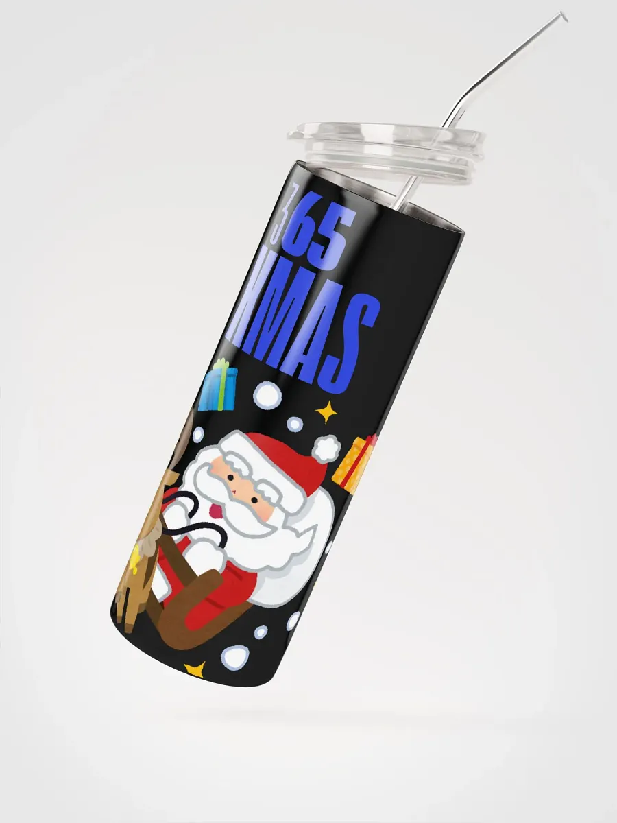 365 XMAS Stainless Steel Tumbler with Reusable Straw product image (4)
