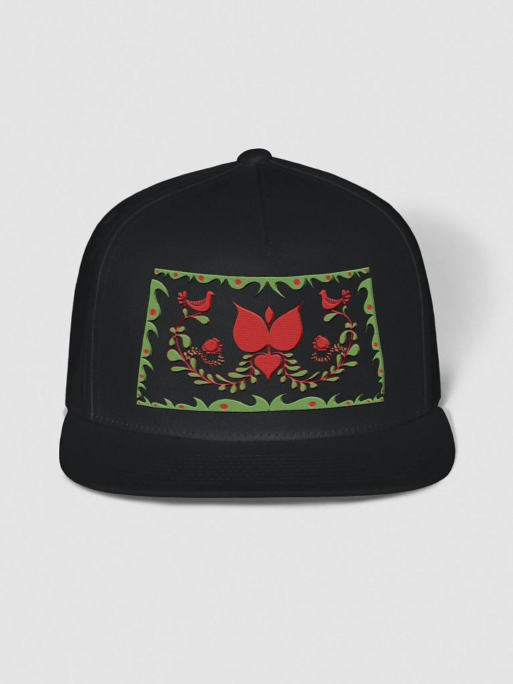 Hungarian Floral Aviary Snapback Cap product image (1)