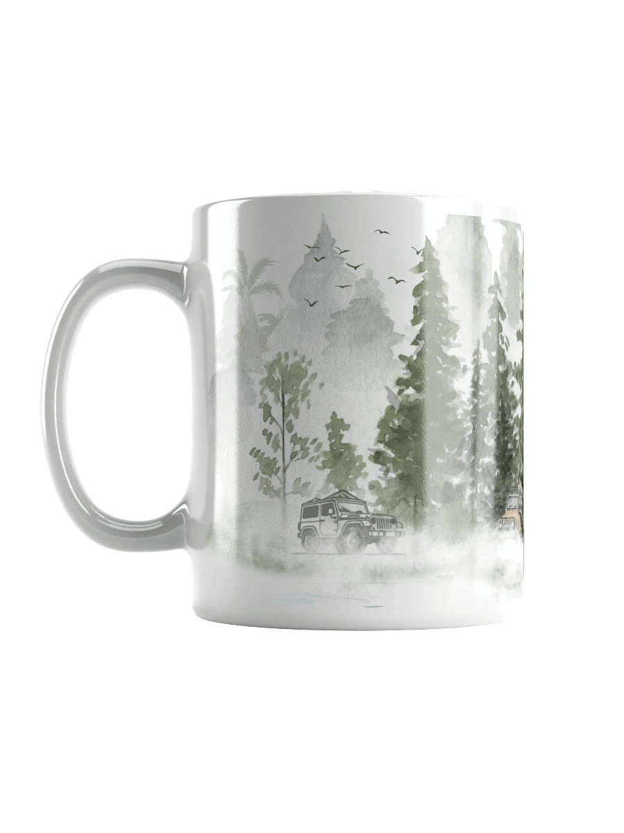 Mountain,Lake And Trees Mug Rustic Cabin For Outdoor Designs Rustic Cabin Ceramic 15oz Cabin Gifts CupAccent Coffee Mug product image (17)