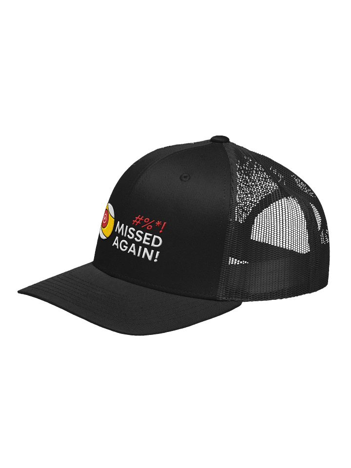 Missed Again! Logo Cap (Trucker - Black) product image (2)