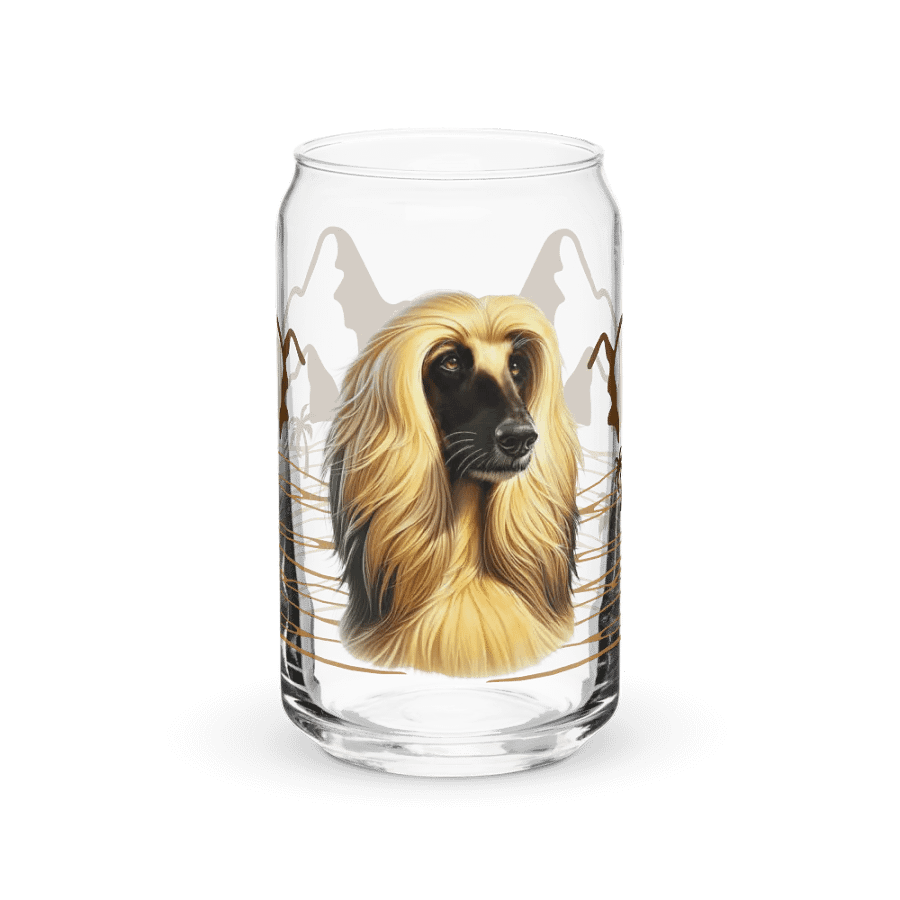 Ethereal Afghan hound Dreams Glass product image (2)