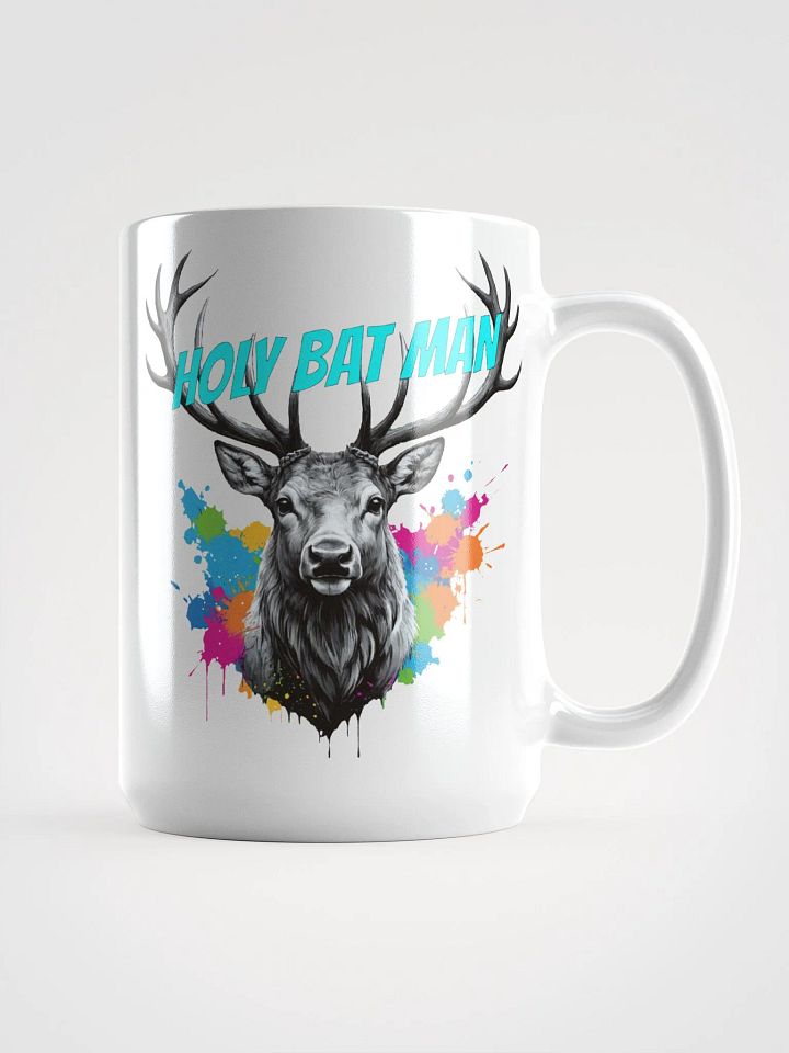 Holy Bat Man Mug White 15oz product image (1)