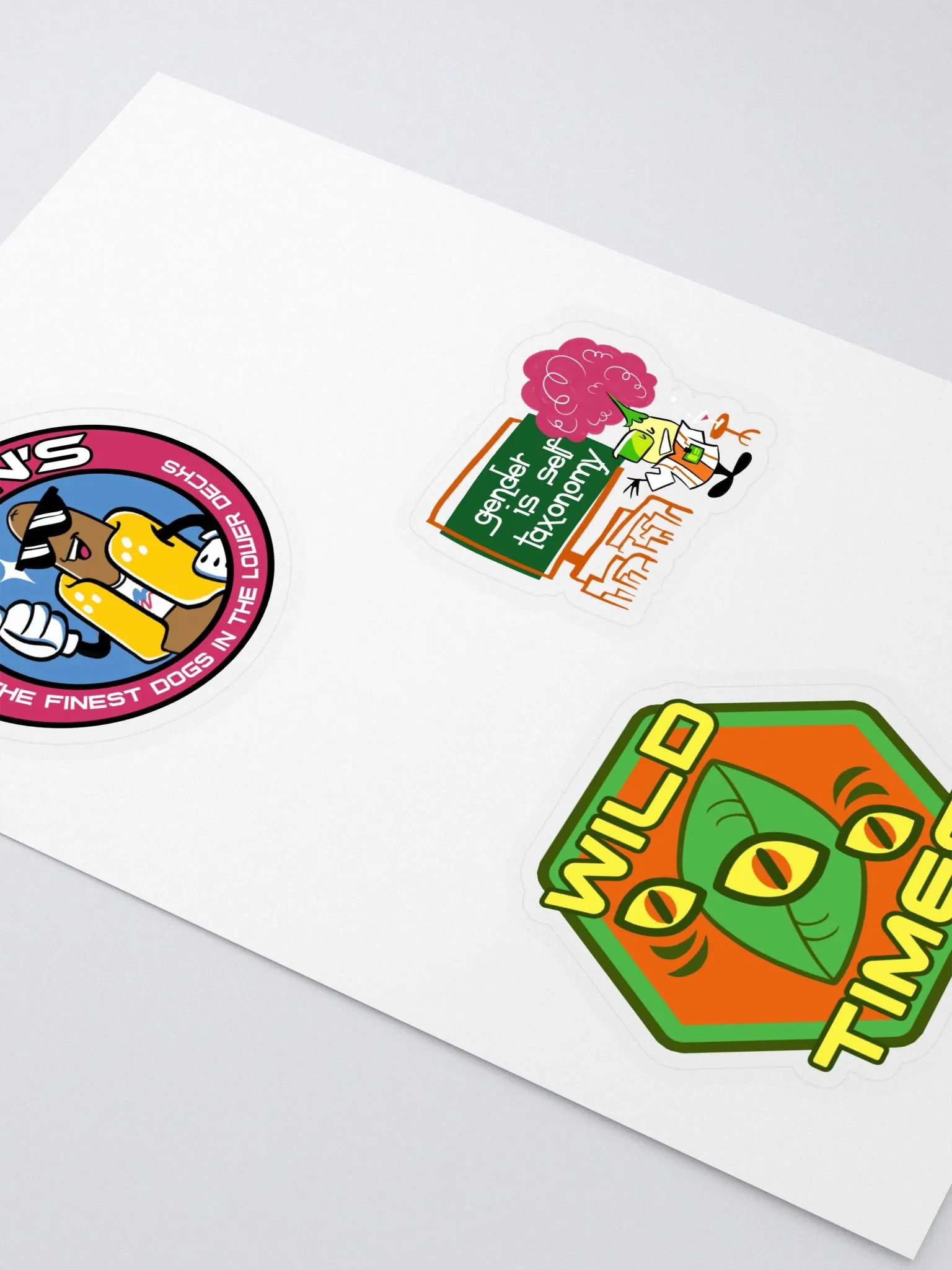 Sticker Sheet (J'John's, gender, Wild Times) product image (2)