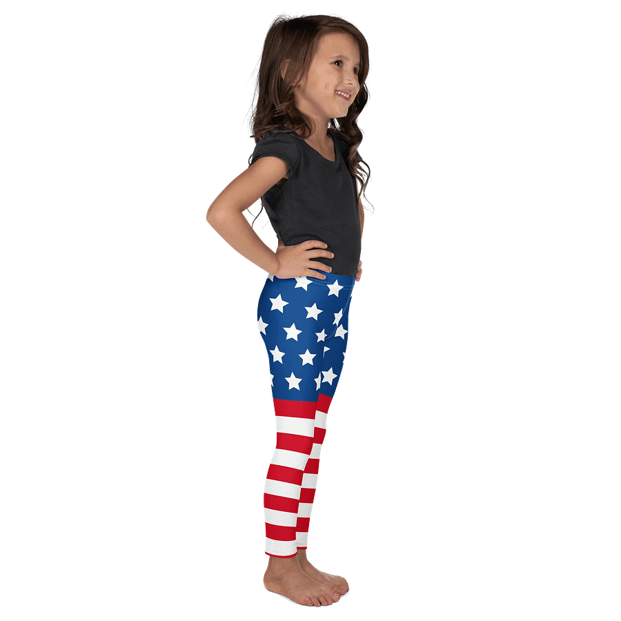 Starry Stripes Kids Leggings product image (5)
