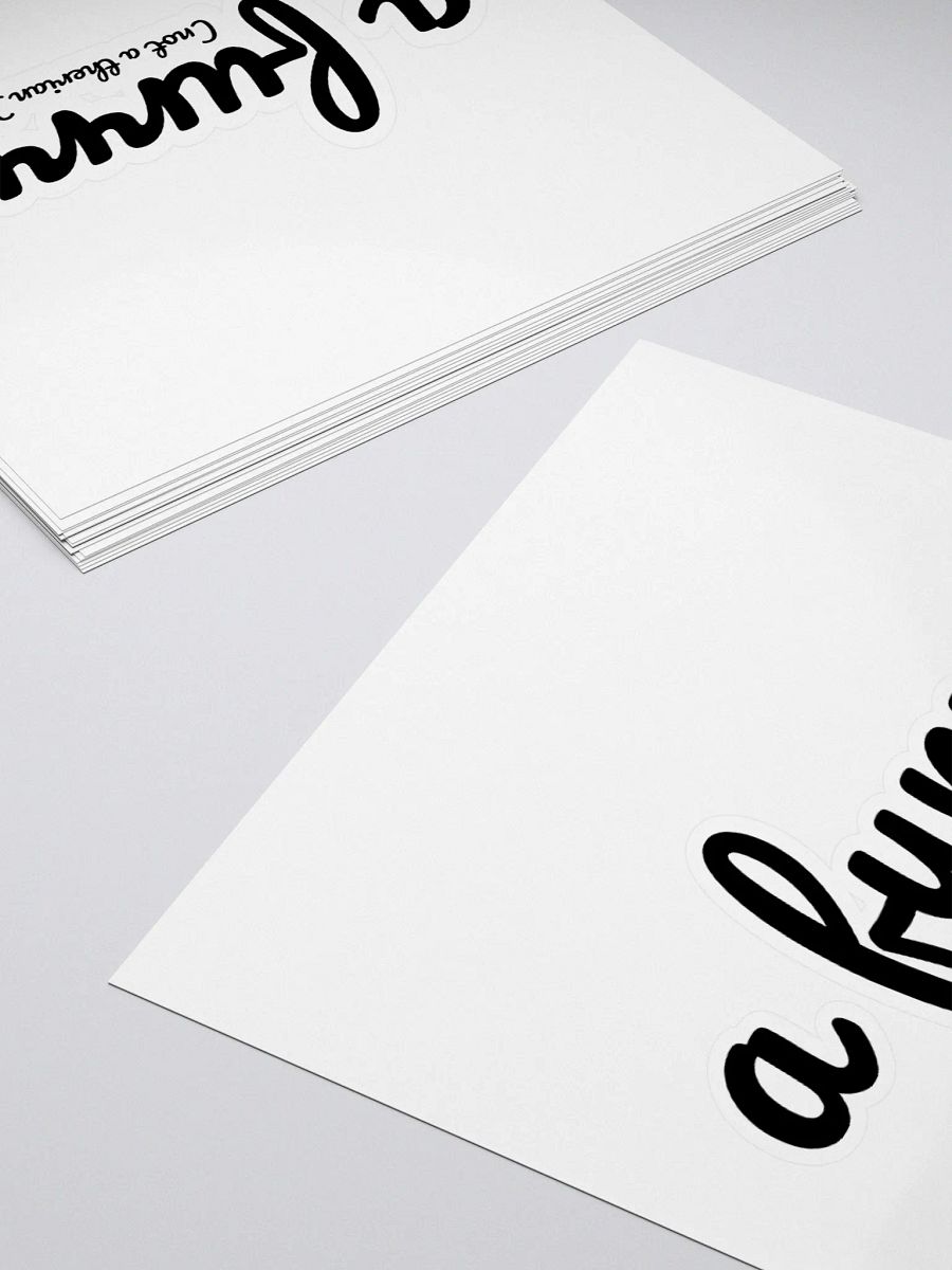 Clearly a furry sticker (dark edition) product image (4)
