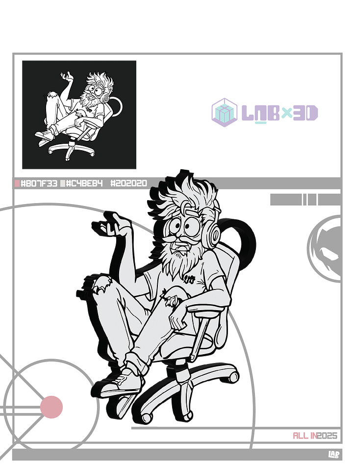 A Tua Caricatura Porta-Chaves product image (1)