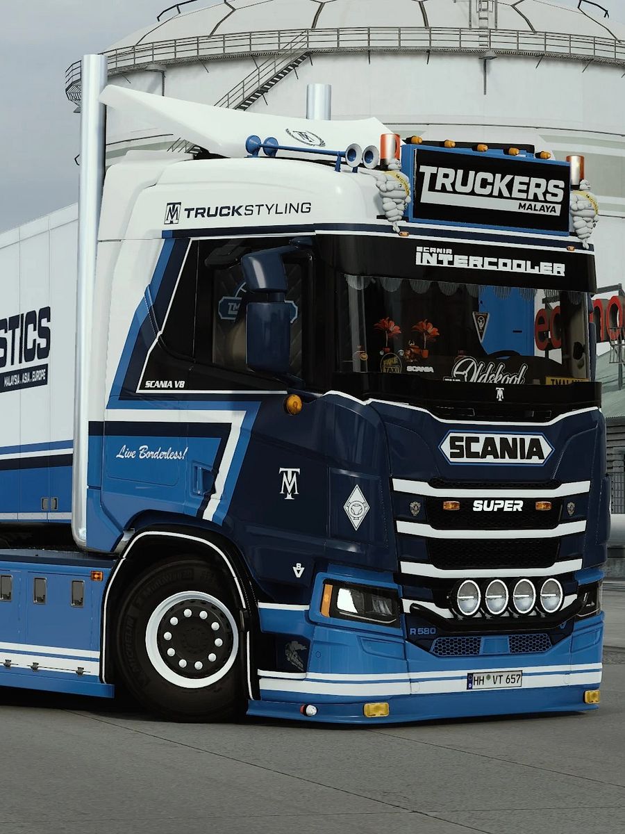 Early Access! ETS2 TM Scania R & S Next Gen 2016 Skin Pack (Glossy & Matte) Changeable Multicolor Skin Pack + Trailer skin product image (2)